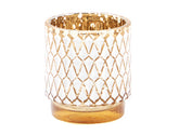 Lampe à réchaud or/blanc S - (CH-0613A)
